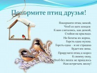 Открытие «Столовая» для птиц